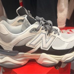 New Balance Gray and White Athletic Shoes